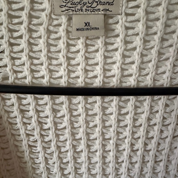 Lucky Brand Ivory Knit Cardigan - Picture 4 of 6